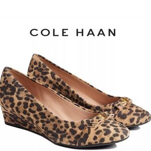Cole Haan Malta Wedge Leopard Size 11